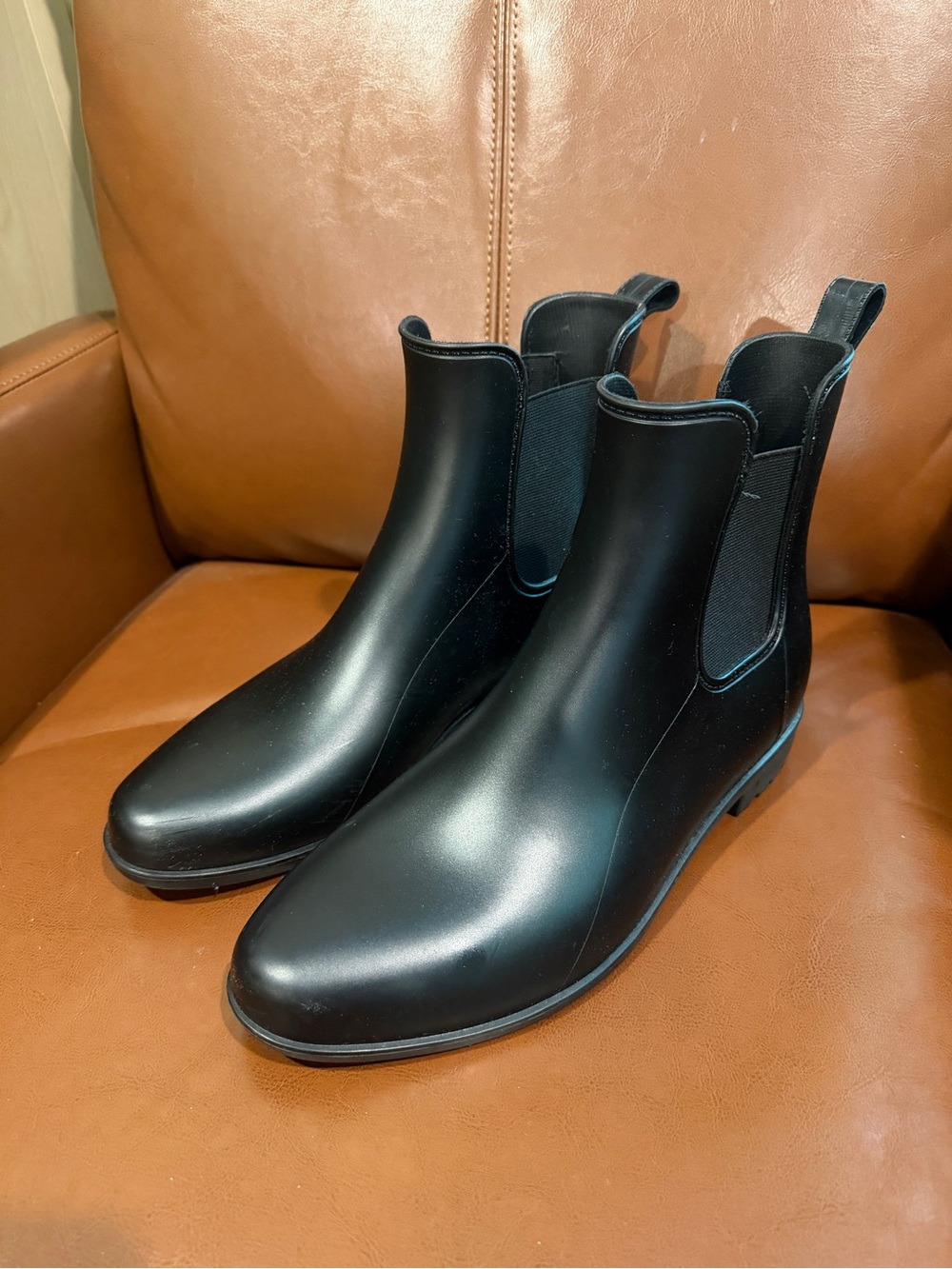 Women’s Black Chelsea Rain Boots - A New Day (Target) Excellent Condition